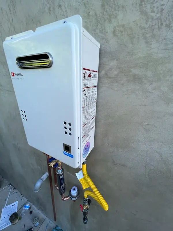 Tankless water heater installation for Todd Creek homes